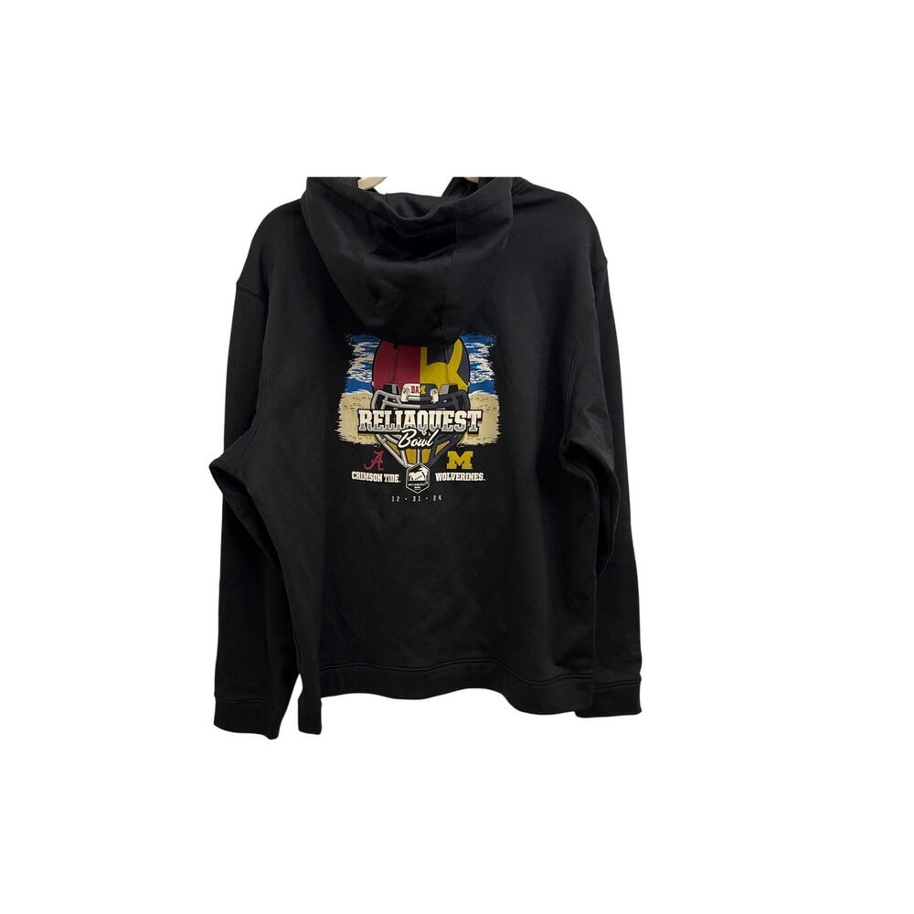 Sport-Tek Hoodie Reliaquest Bowl Alabama x Michigan Football Sweatshirt Large